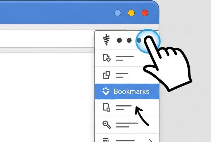 Cara Menampilkan Bookmark