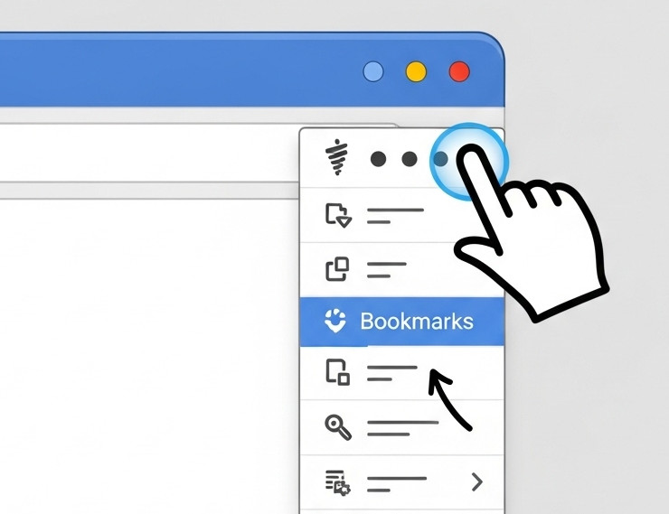Cara Menampilkan Bookmark