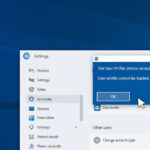 Cara Mengatasi The User Profile Service Failed the Sign in