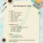 Daftar Riwayat Hidup Tulis Tangan