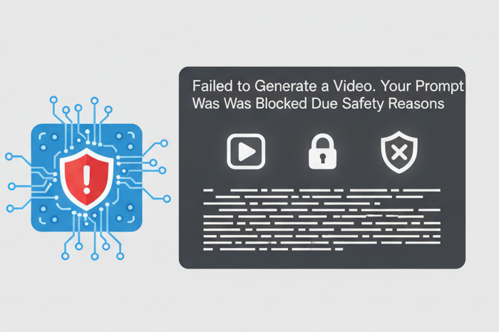 Terjemahan “Failed to Generate a Video. Your Prompt Was Blocked Due to Safety Reasons”